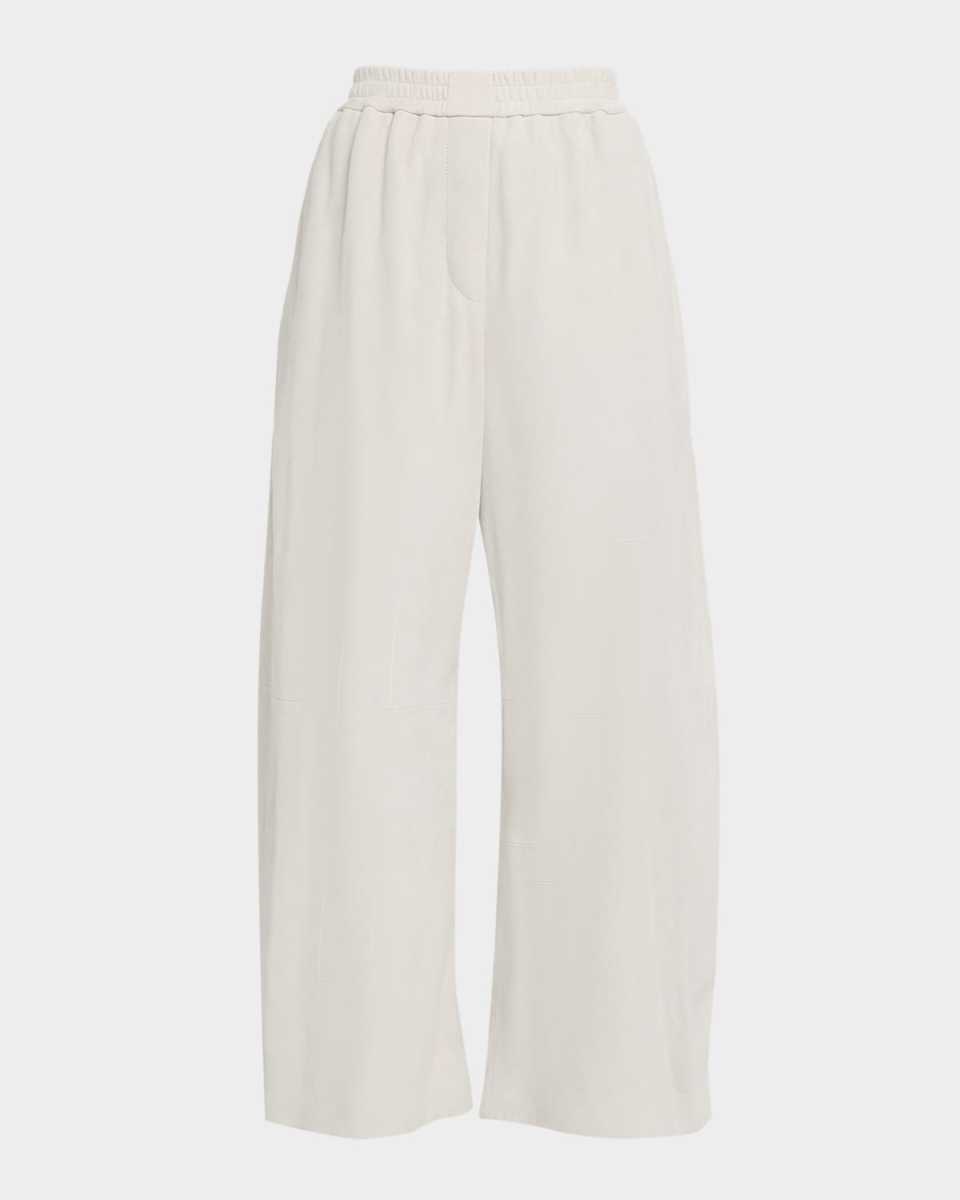 Barrel-Leg Pull-On Trousers
